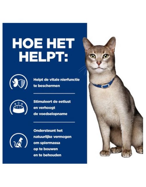 Hill's Prescription Diet K\/D Kidney Care Maaltijdzakjes - Kattenvoer - Kip 12x85 g