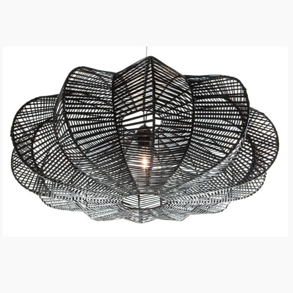 Hanglamp Star rotan zwart 80 cm