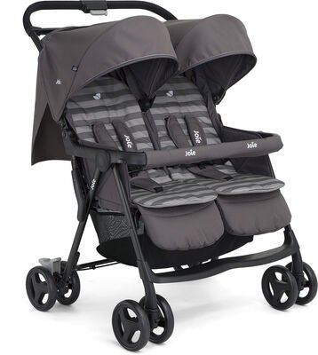 Joie Aire Twin Søsken- & Tvillingvogn, Dark Pewter