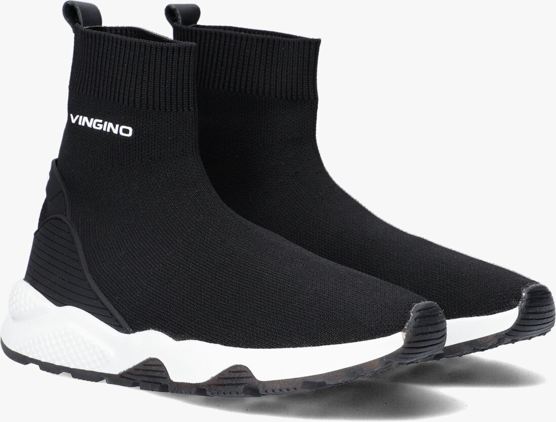 VINGINO zwarte vingino hoge sneaker gino