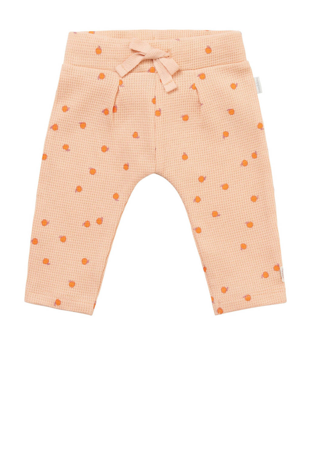Noppies baby regular fit broek Belle van katoen oranje