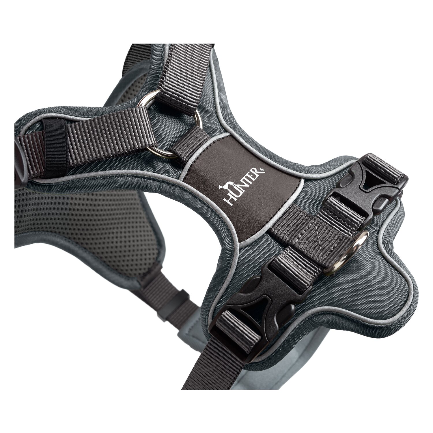 HUNTER Geschirr Divo - grau/grau
