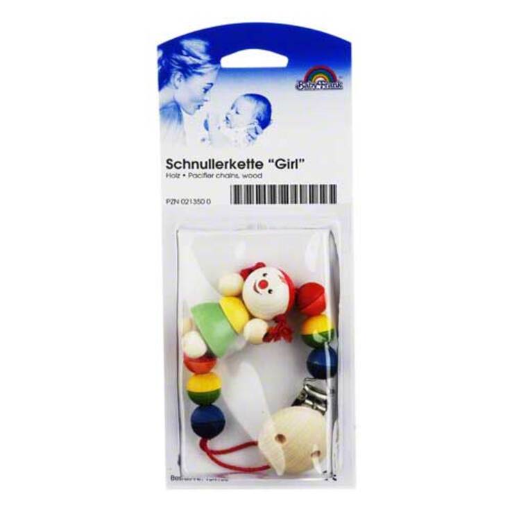 Schnullerkette Holz Girl, 1 St