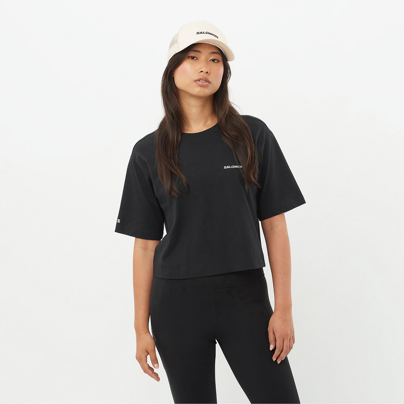 Salomon Damen Logo T-Shirt