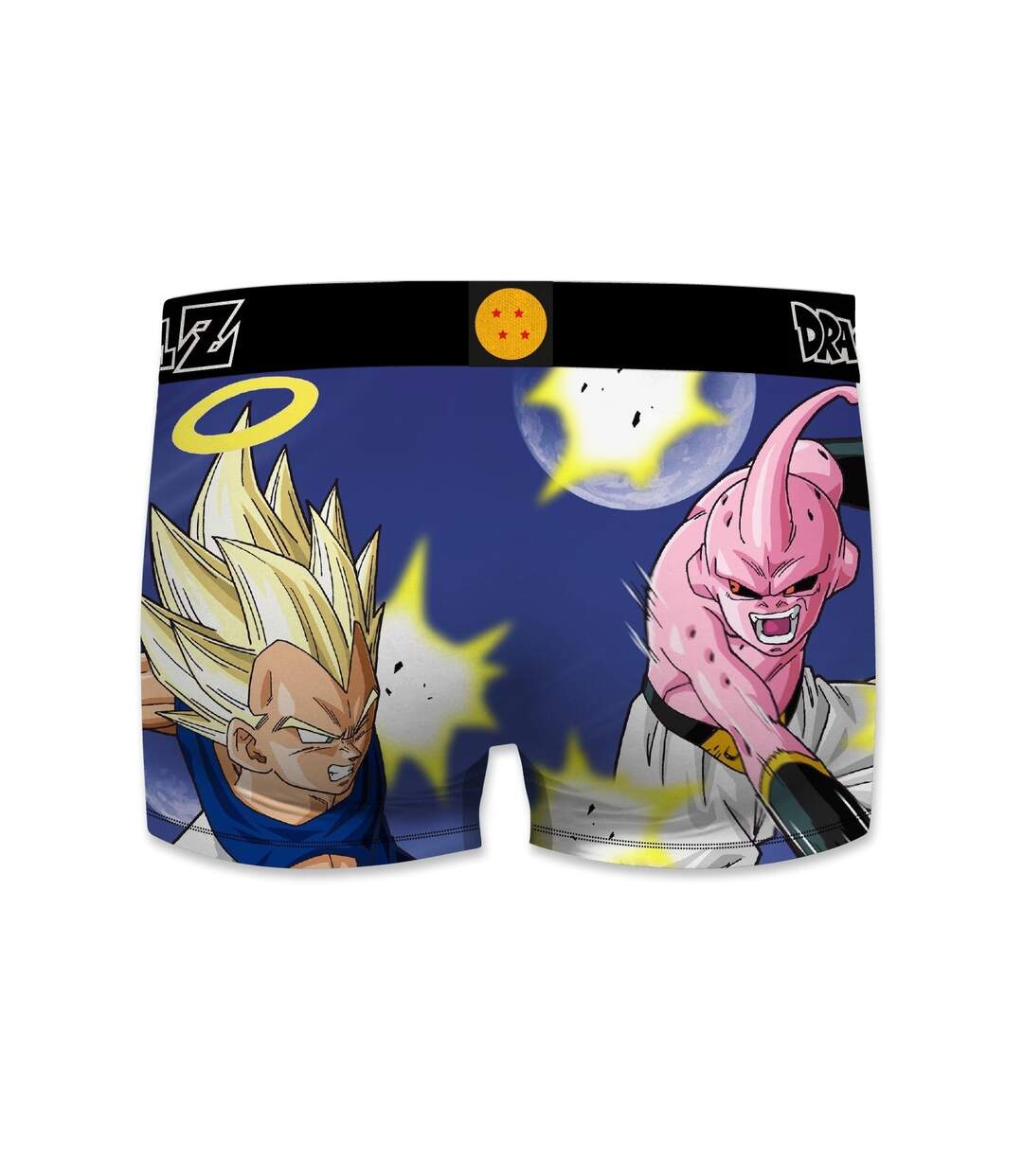Boxer Homme DRAGON BALL Z, Caleçon Homme Sangoku, Vegeta, Original et Stretch (Lot de 4)