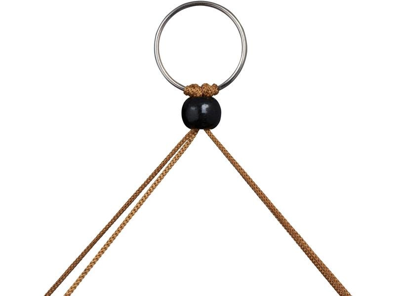 relaxdays Windspiel aus Bambus 60 cm Wetterfestes Klangspiel