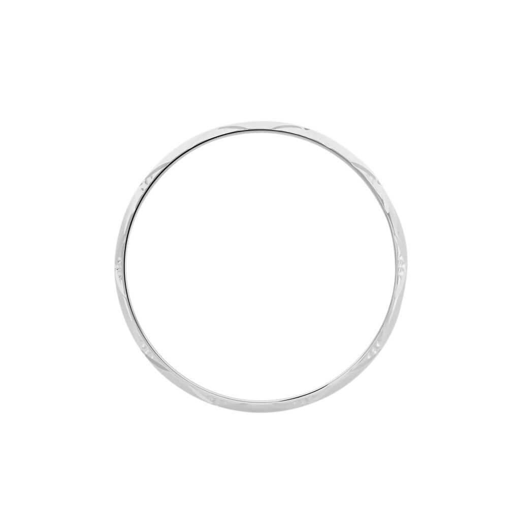Alliance Harmonie Demi Jonc Classique Or Blanc