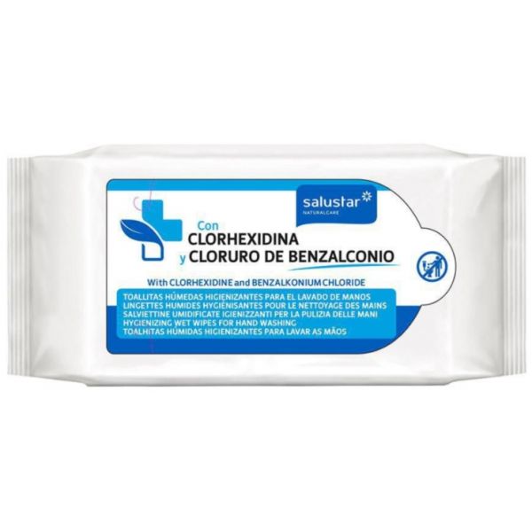 Salustar Toalhetes Higienizantes Clorhexidina 72 Unidades