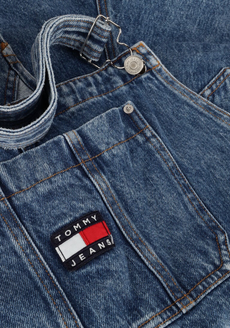 TOMMY JEANS blauwe tommy jeans jumpsuit daisy dungaree