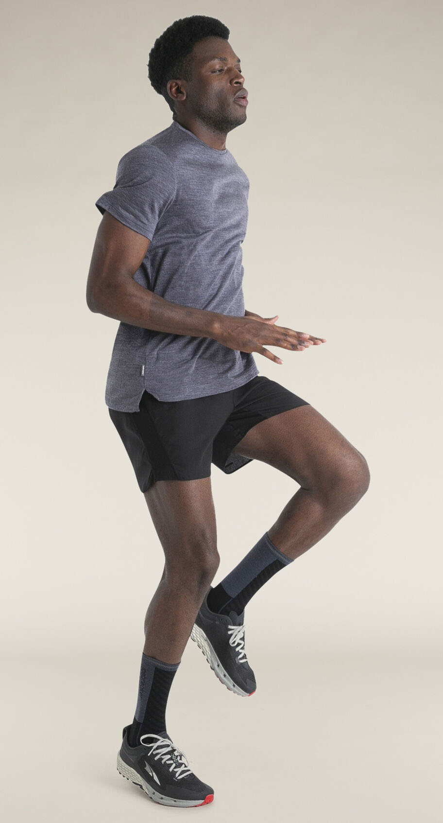 Merino 125 Cool-Lite  Sphere III SS Tee Herre Midnight Navy Heather