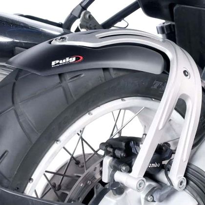 Garde boue Puig avec support aluminium - Noir
