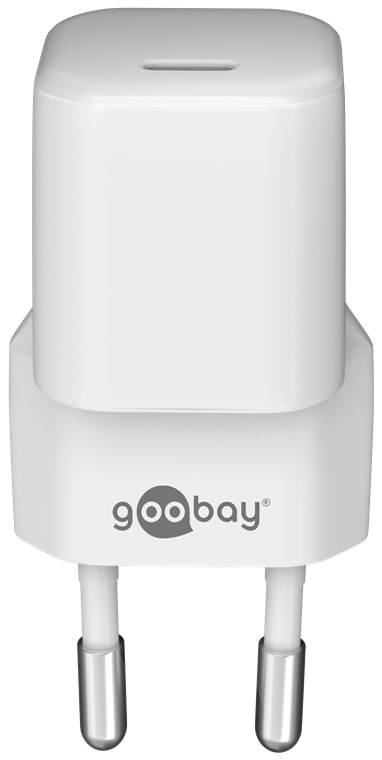 (30W/3A) Nano USB C GaN Ladegerät Netzteil Power Delivery (59716) - Weiss