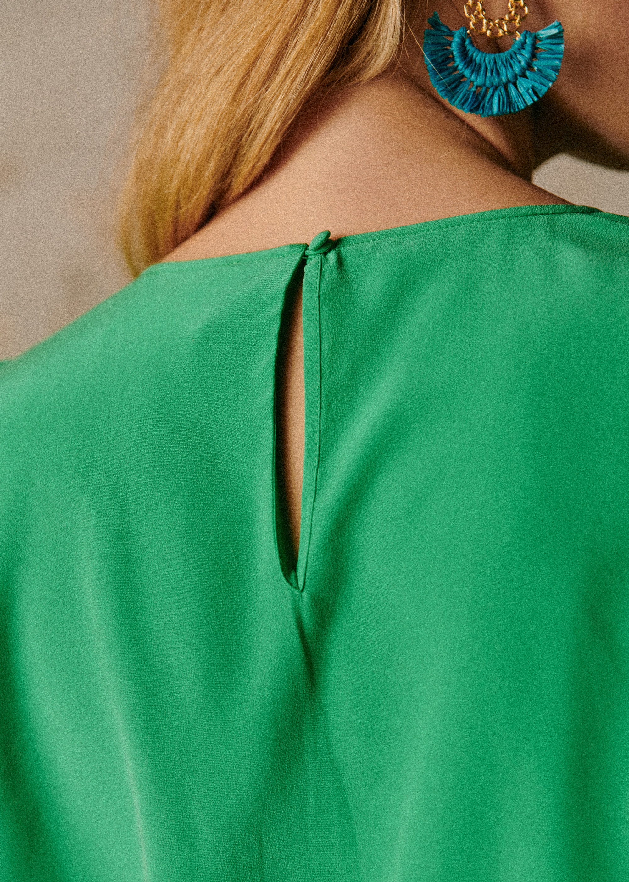 Blouse Juna - Vert Flash - E-SHOP/CHEMISES & BLOUSES 5905217