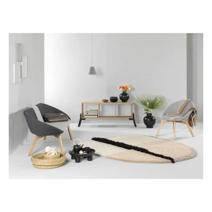 Ames Tapis rond Nudo | Rose