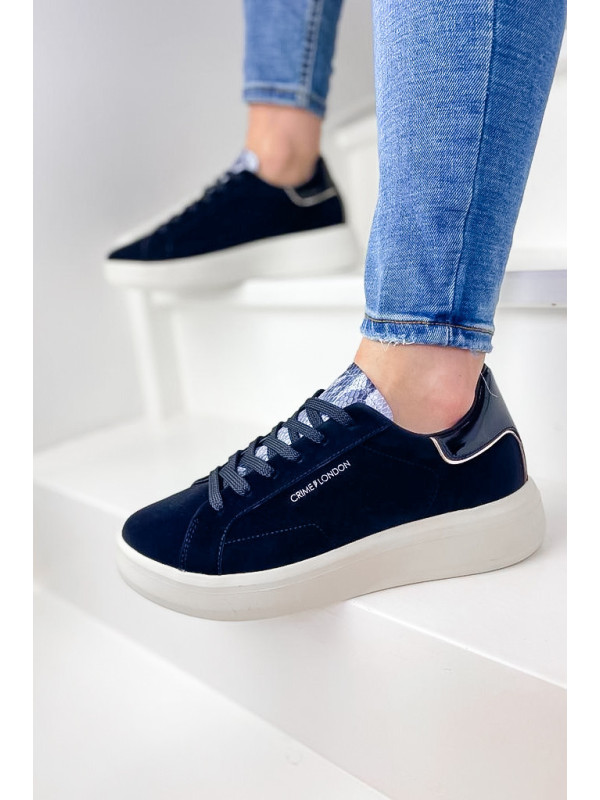 Sneakers Low Top Level Up Black - Crime London