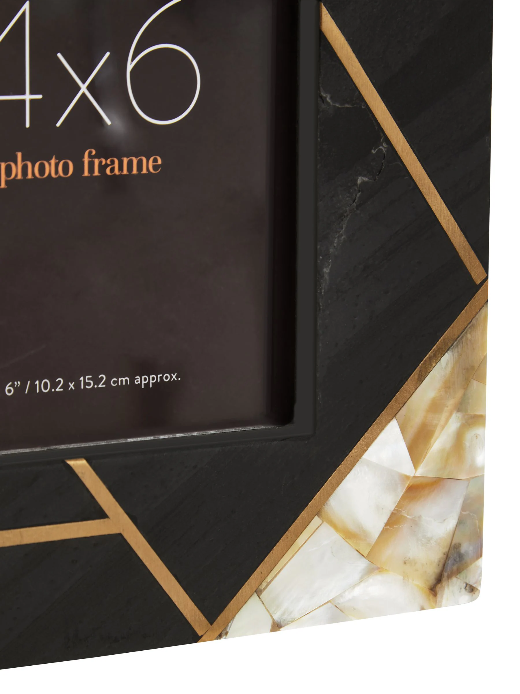 Fifty Five South Oriana Slate Frame with Mother of Pearl Inlays