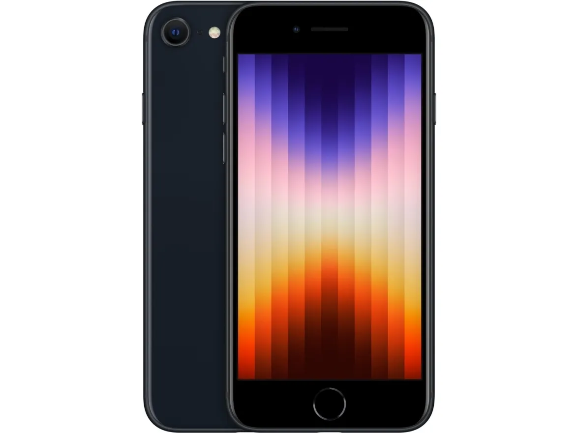 Apple iPhone SE (3rd generation) - 5G smartphone - dual-SIM / Intern hukommelse 64 GB - LCD-skærm - 4.7
