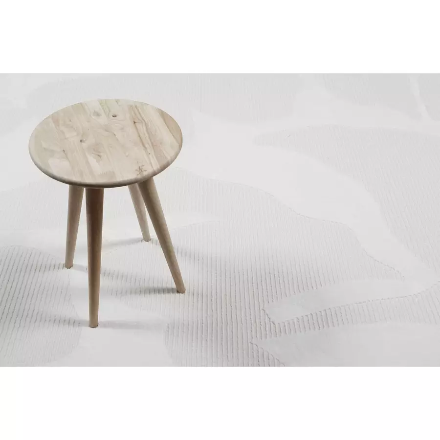 Esprit Kurzflorteppich Sara weiß, creme beige