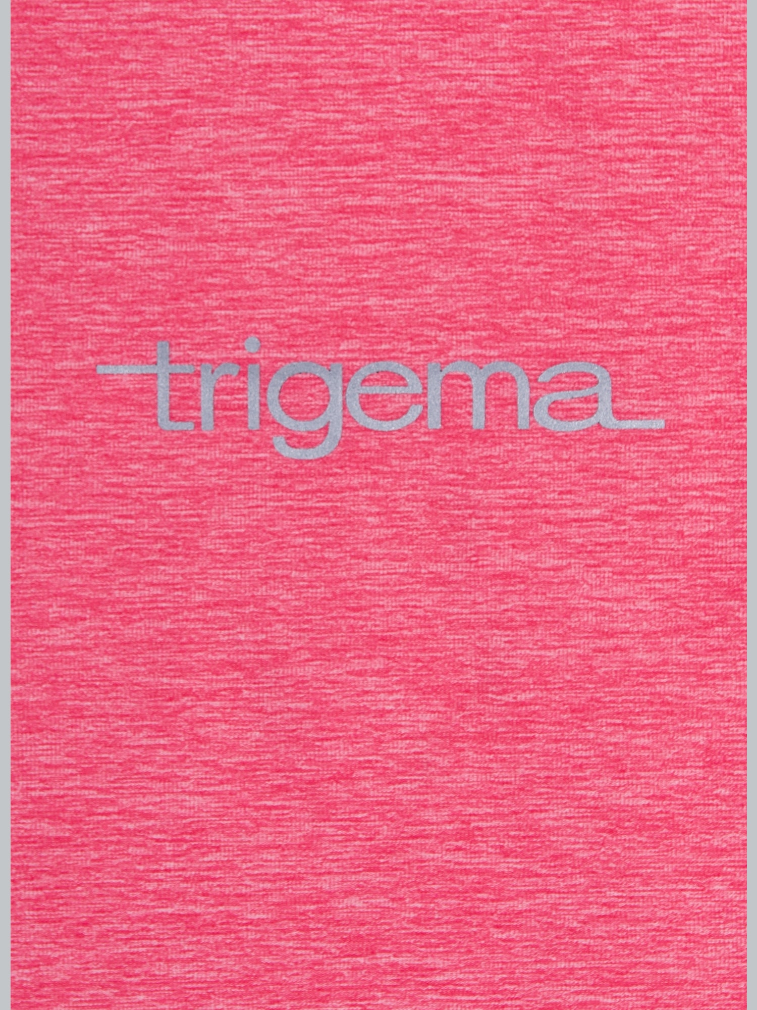 Sportshirt in Melange-Optik Flamingo