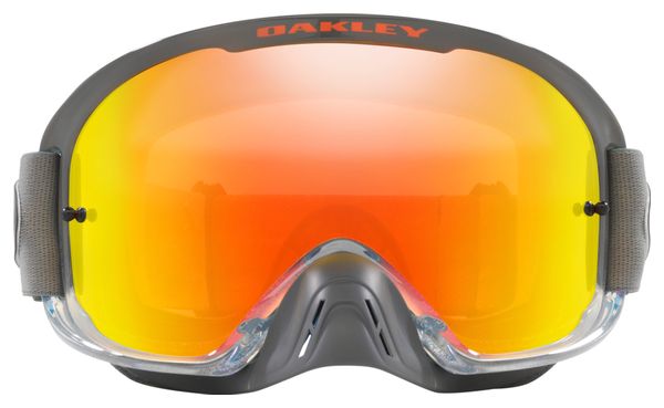 Masque Oakley O-Frame 2.0 PRO MX Troy Lee Design Grey Stripes / Fire Iridium / OO7115-49