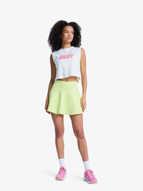 Essential Energy Crop top Blanc Femme