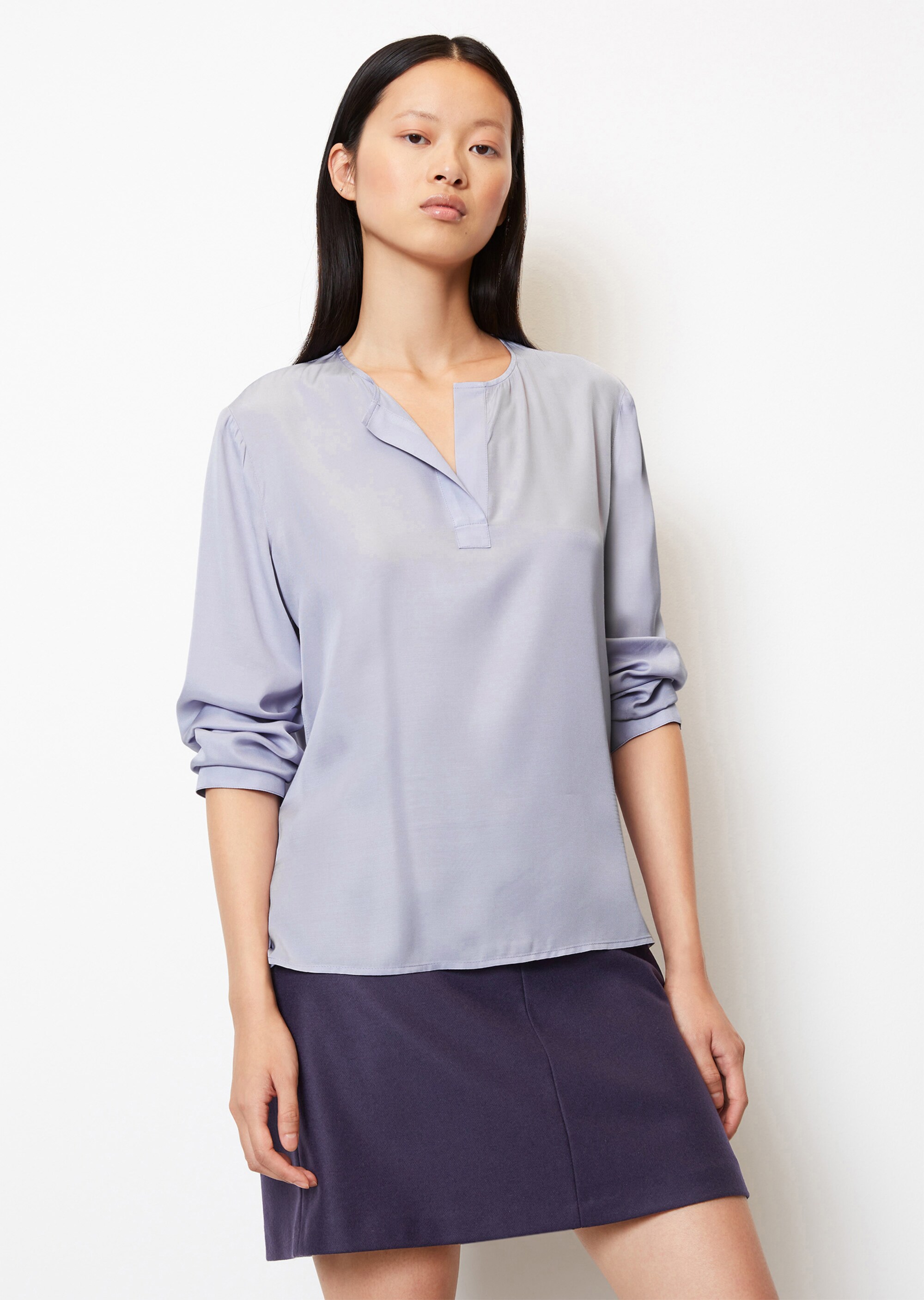 Shirt-Bluse regularaus LENZING™ ECOVERO™