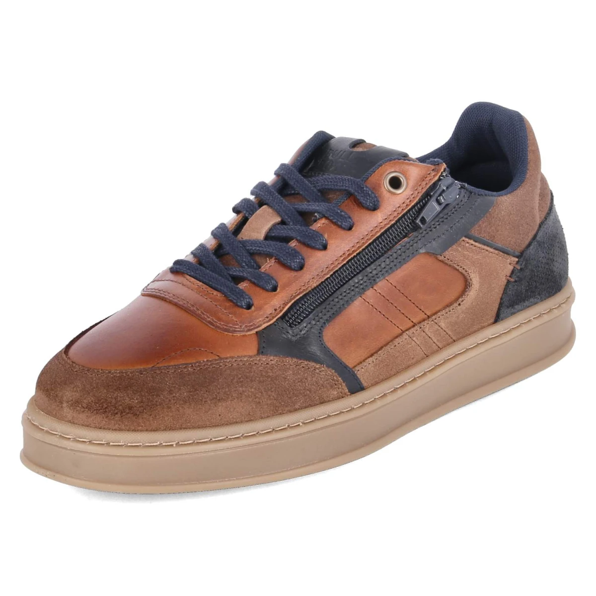 BullboxerLow Sneaker - Cognac-Navy