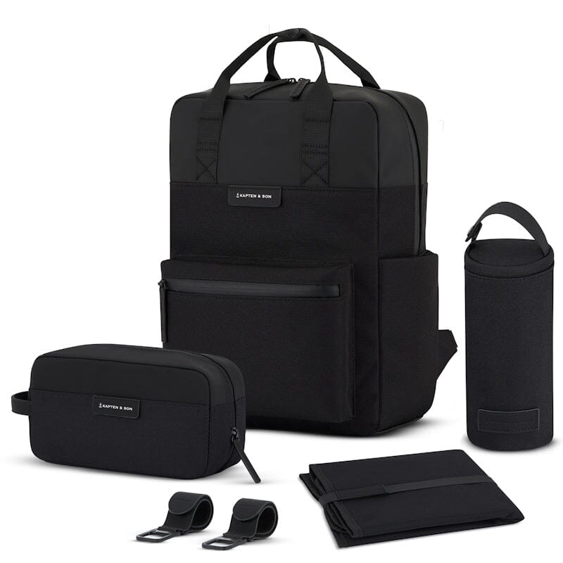 Kapten & Son Bergen Pro Daiper Backpack All Black