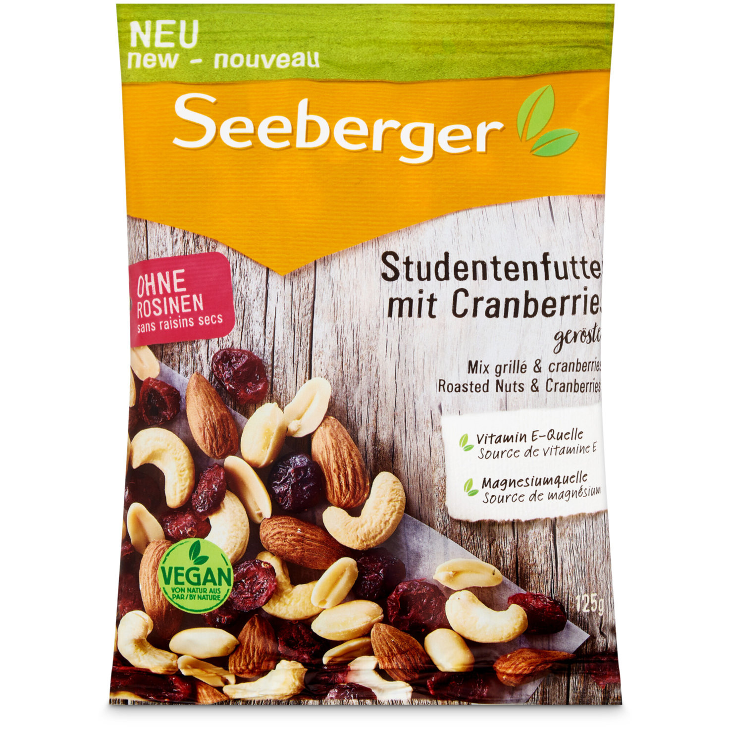 Seeberger Studentenfutter Cranberry