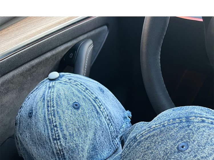 Alpha Kiss - Versleten denim pet