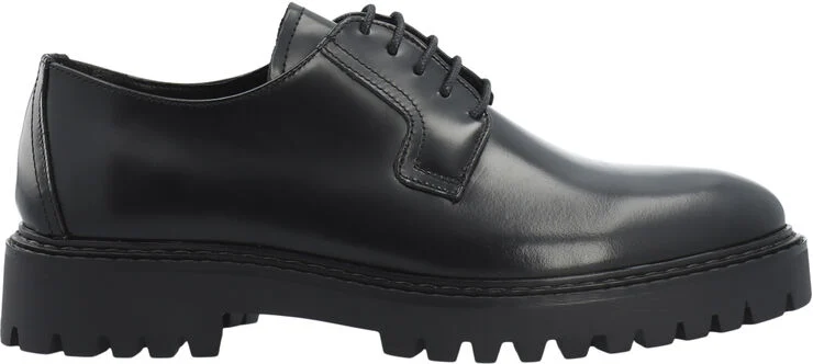Bianco BIADAVID Derby Shoe Polido Black