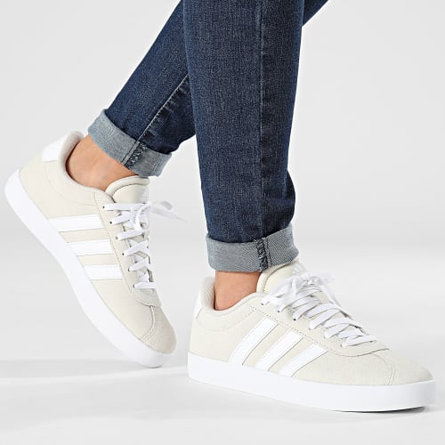 Baskets Femme VL Court ID6312 Aluminium Cloud White