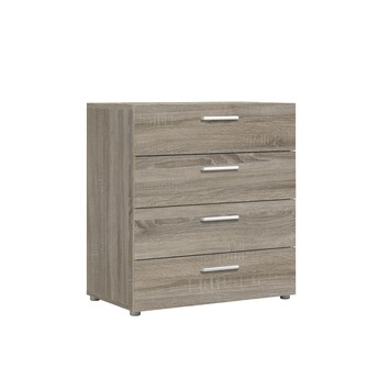 Ladekast Pisa 4-lades truffel