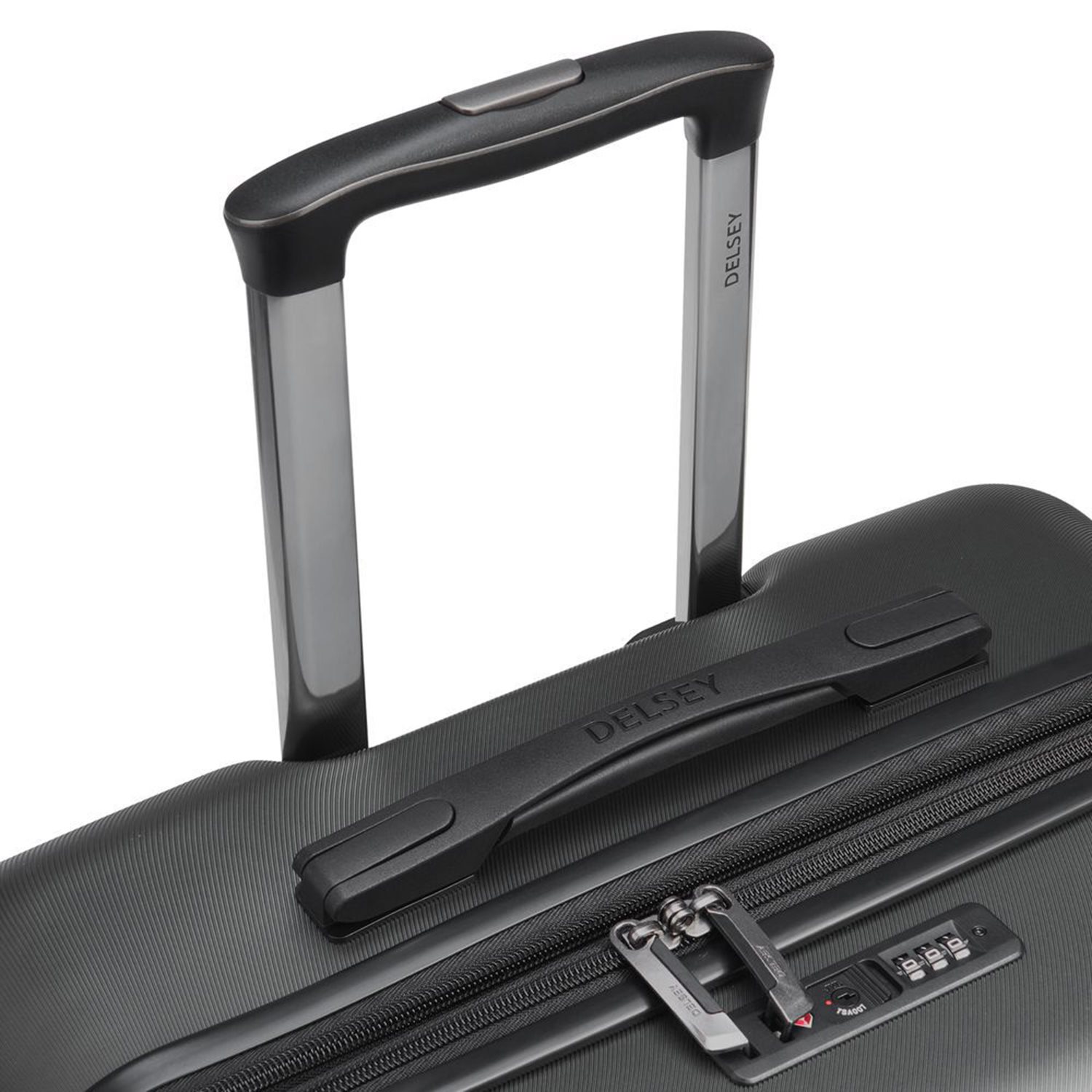Delsey Air Armour 4 Wheel Medium Trolley 68 Expandable black