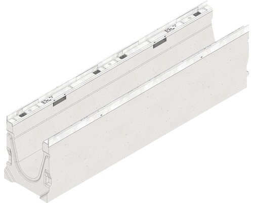 Hauraton Faserfix KS 150 afvoergoot basisprofiel type 010 van vezelversterkt beton 1000 mm x 210 mm x 265 mm