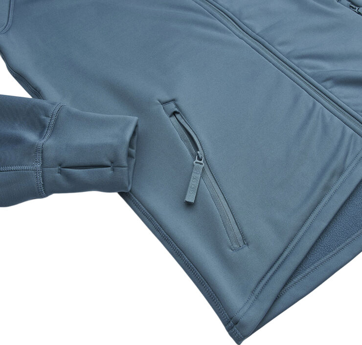 MCKINLEY Birch Stretch Fleece Hættetrøje Blå