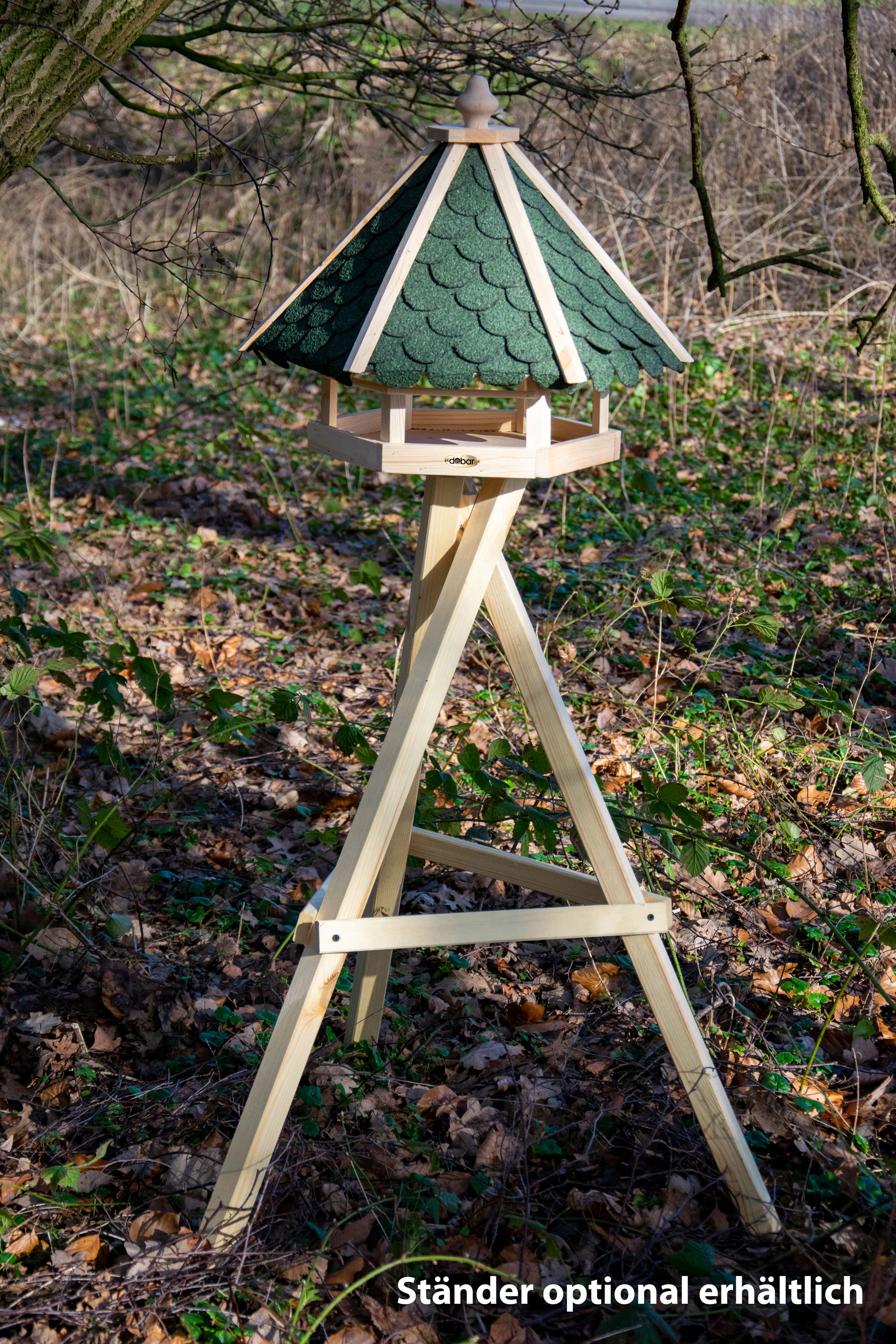Dobar Vogelhaus aus Holz sechseckig