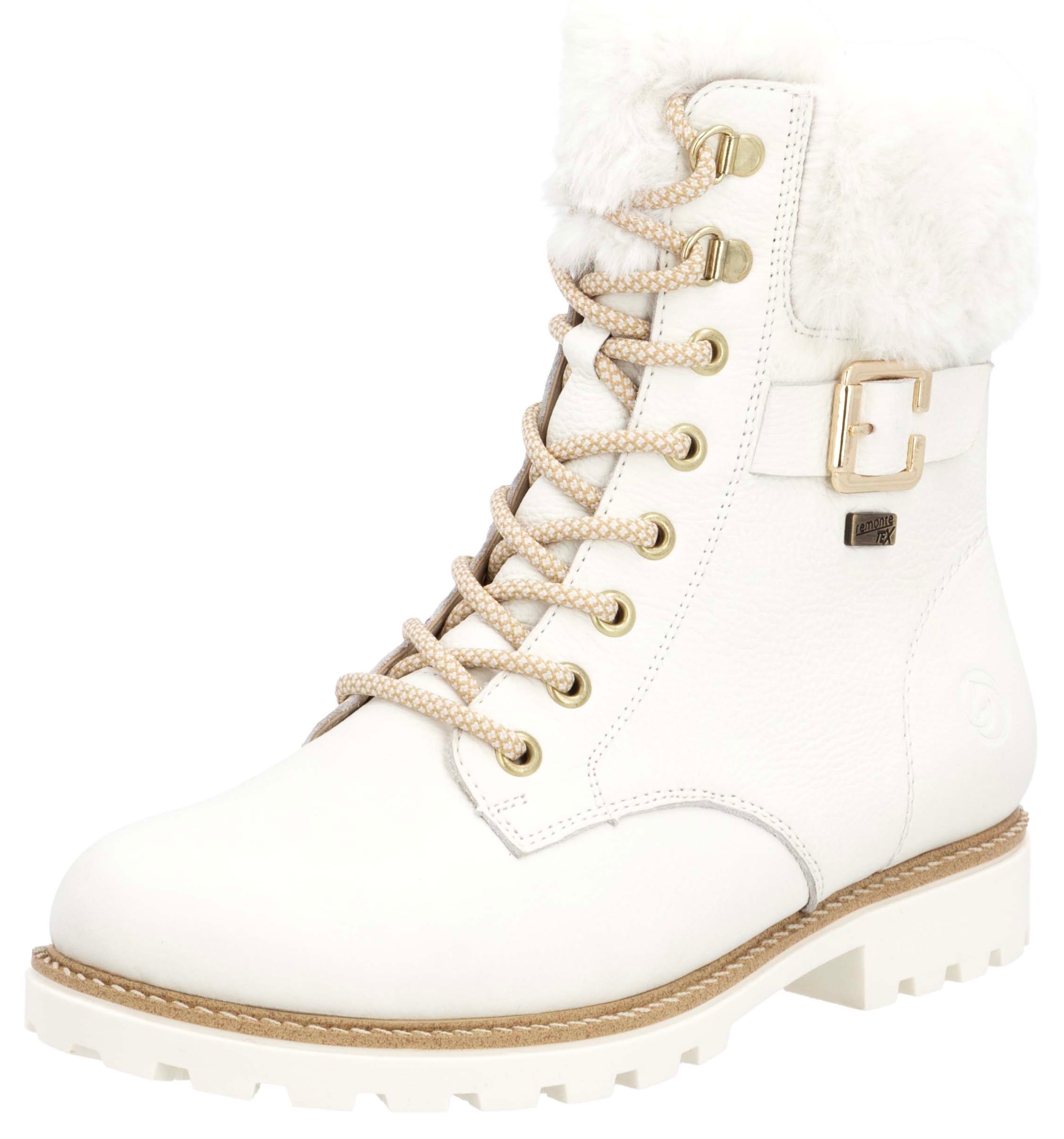 Remonte Winterboots »Elisabeth Hurley-Collection«  , Schnürboots, Outdoorschuh, Schnürstiefelette mit Zierschnalle