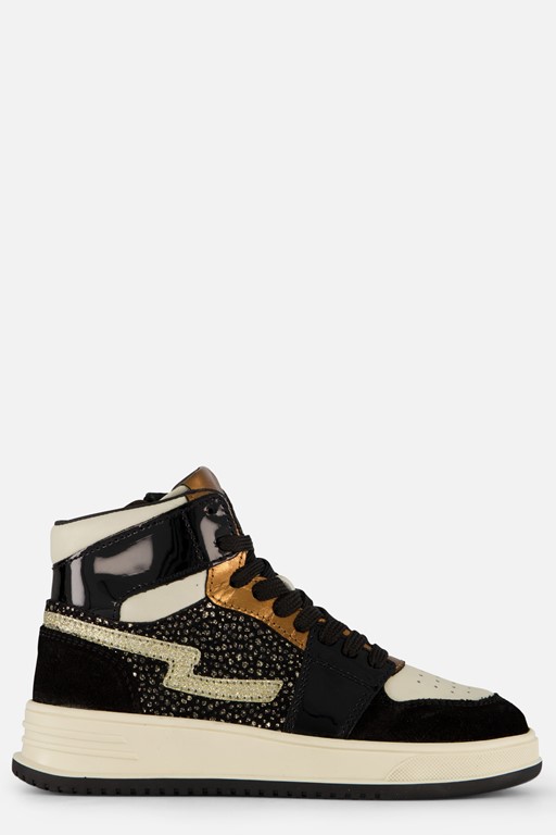 Muyters hoge sneakers zwart