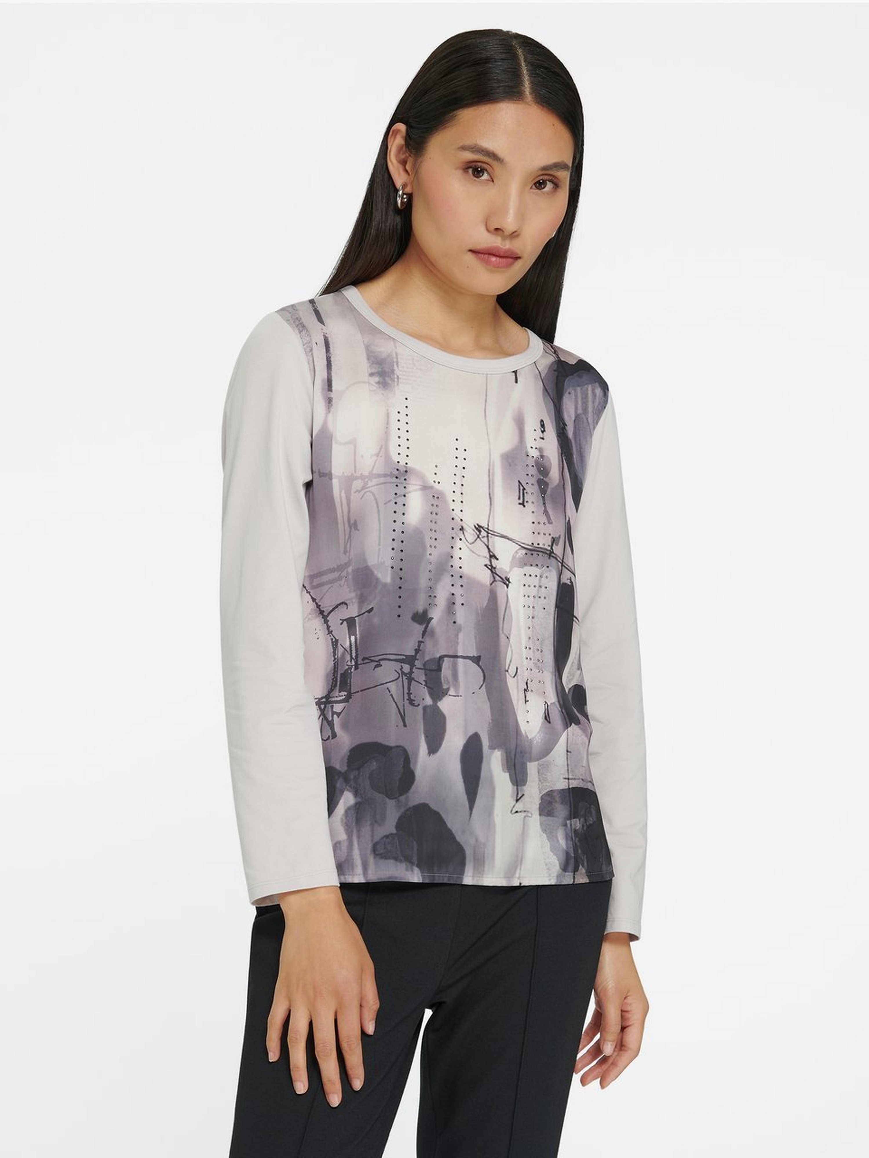 Rundhals-Shirt