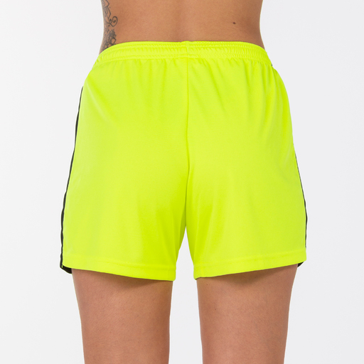 Joma Maxi Shorts Amarelo Fluorescente Preto