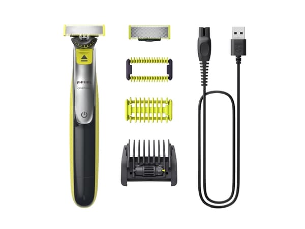 Philips OneBlade 360 QP2834 Face + Body - Trimmer - trådløs - light green/dark gray