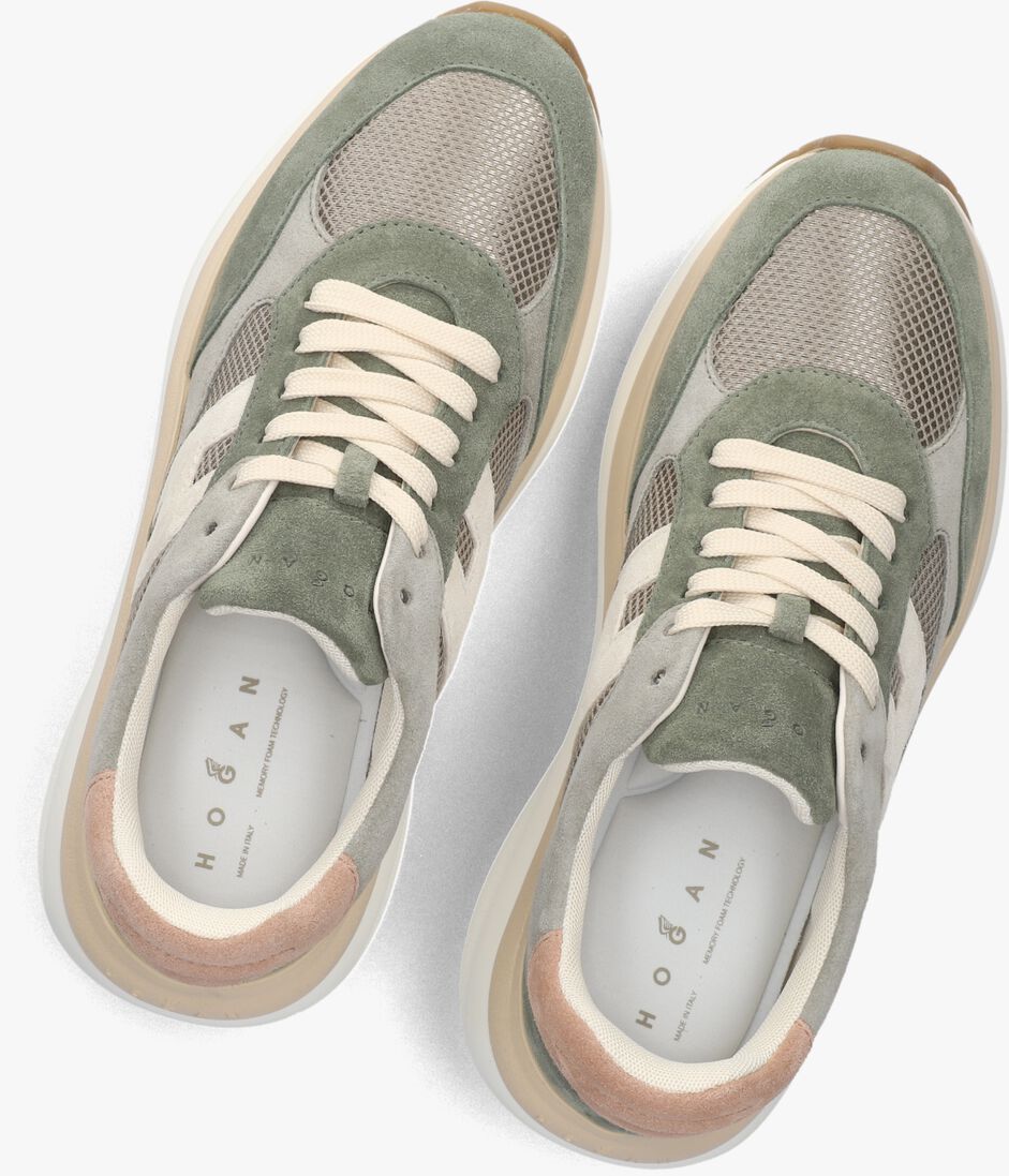 groene hogan lage sneakers h714 allacciato h