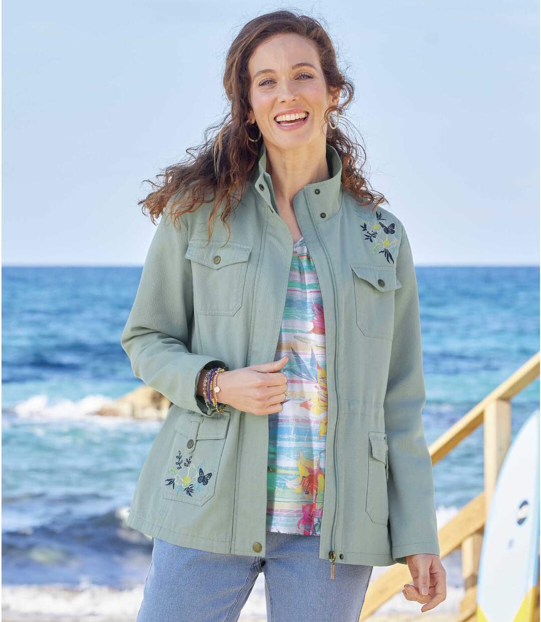 Veste Saharienne Brodée