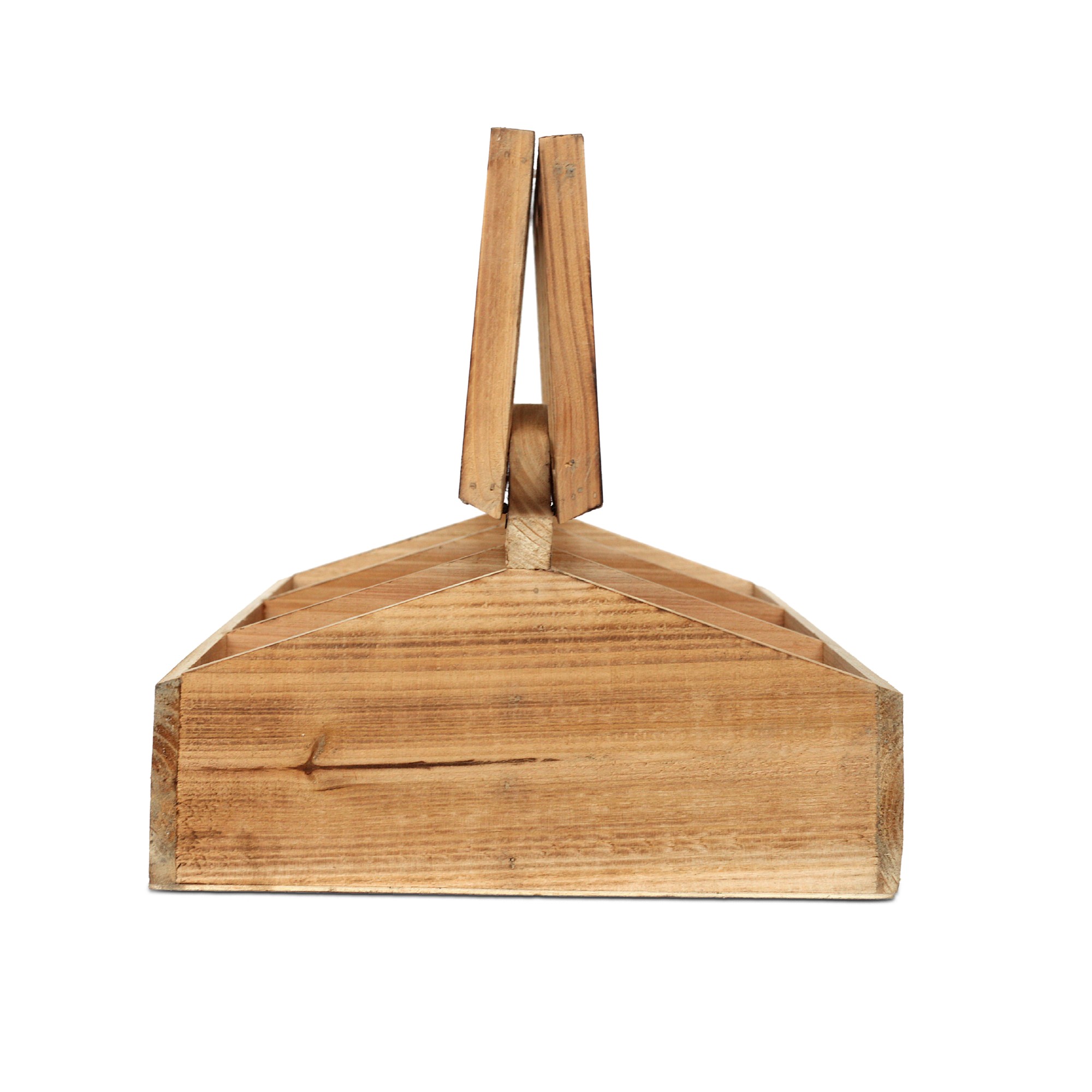 Tragbare Sortierbox, Tannenholz, mit Glasdeckel, B 50 cm, T 34,5 cm, H 21 cm von fischer's lagerhaus