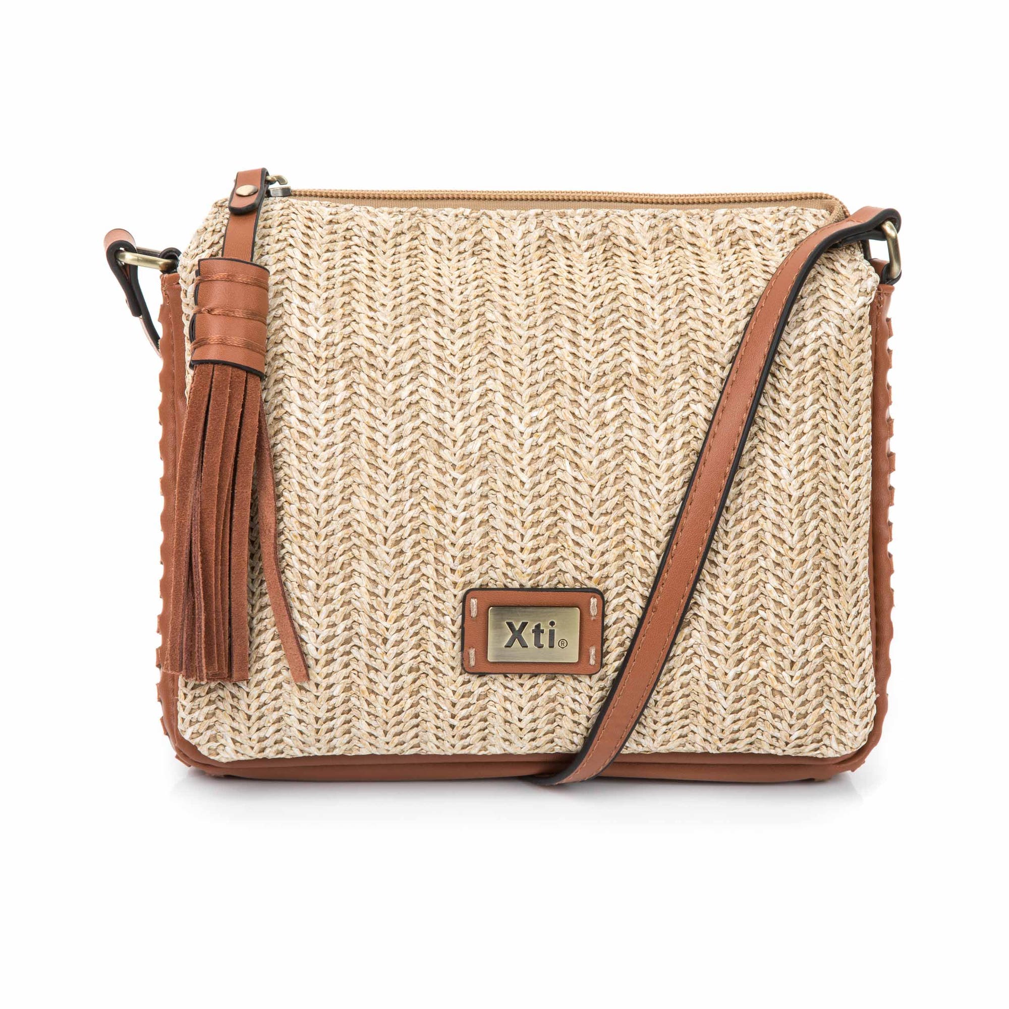 Sac bandoulière beige