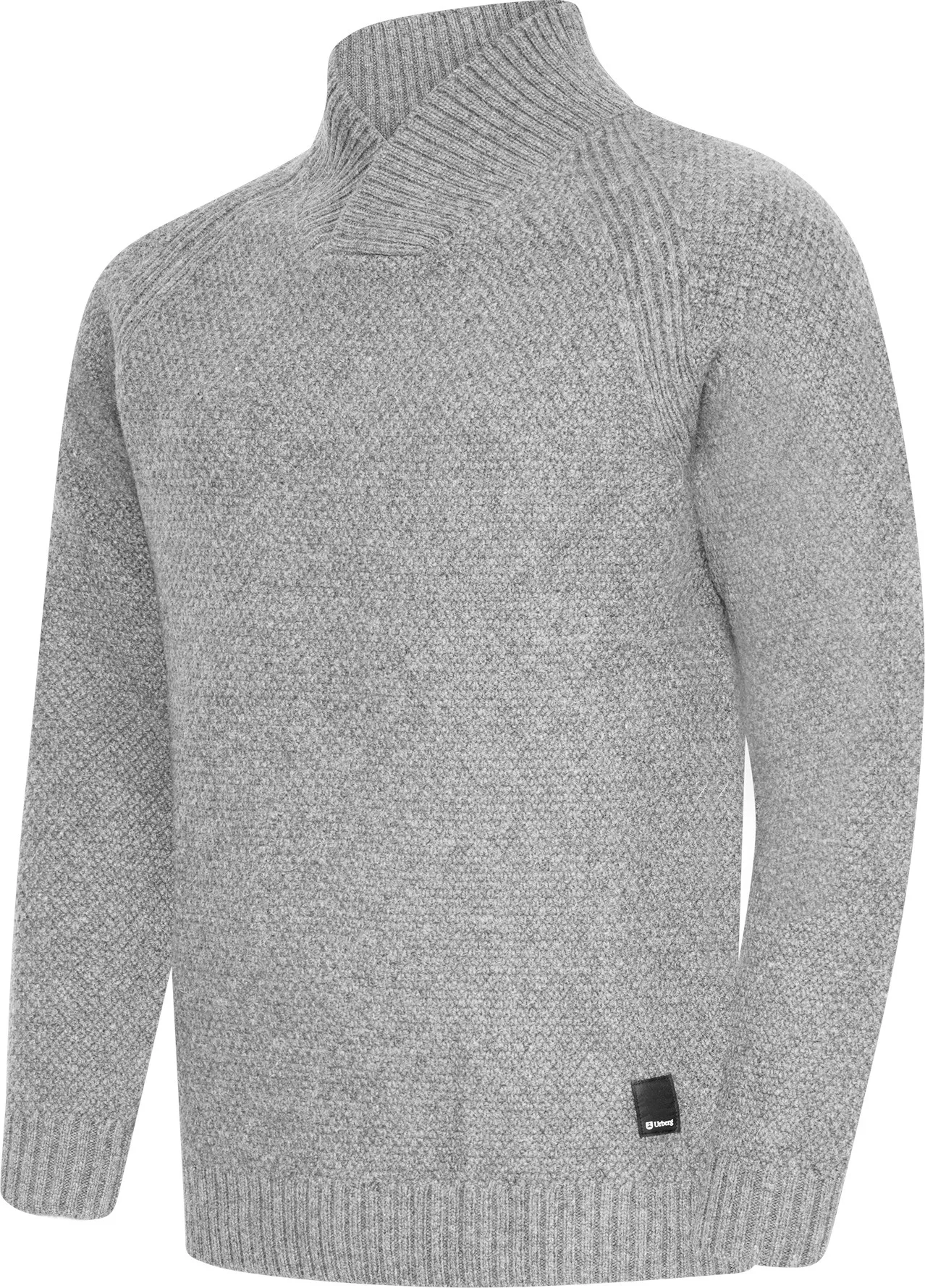 Urberg Moss Knit Sweater Men Lt. Greymelange