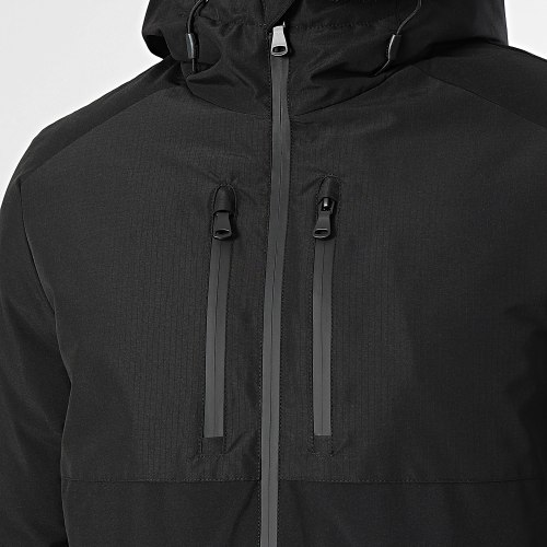 Parka Capuche Bimatière 0075 Noir