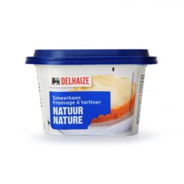 Delhaize Smeerkaas naturel (voor uw eigen risico, geen restitutie mogelijk)