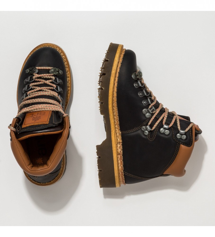 Botas Art Air Alpine 0903 em couro preto